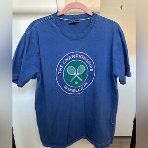 Wimbledon Blue Short Sleeve Men's Tee